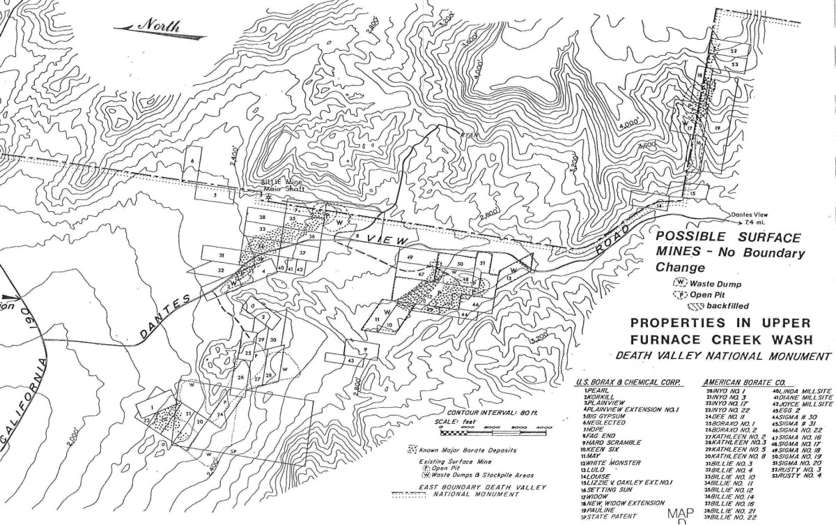 Furnace Creek Claims