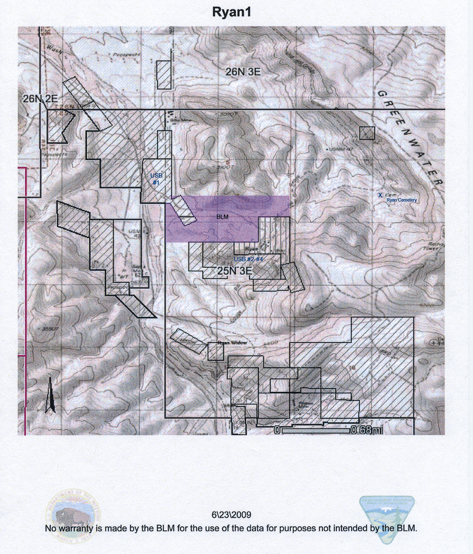 Golas BLM map 090809