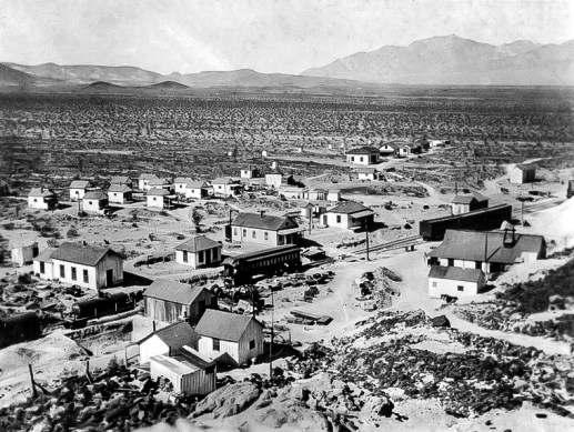 LCM3A - Lile C mine camp 1910 The camp at Lila C in 1910 - Courtesy National Park Service, Death Valley National Park